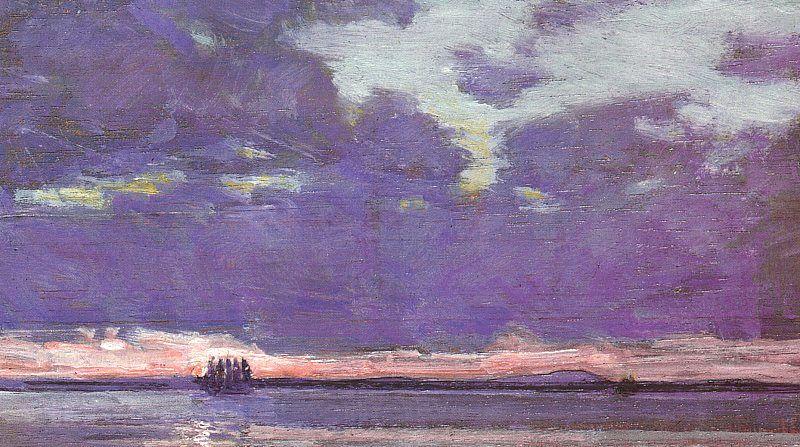 Childe Hassam Isles of Shoals at Dusk Norge oil painting art